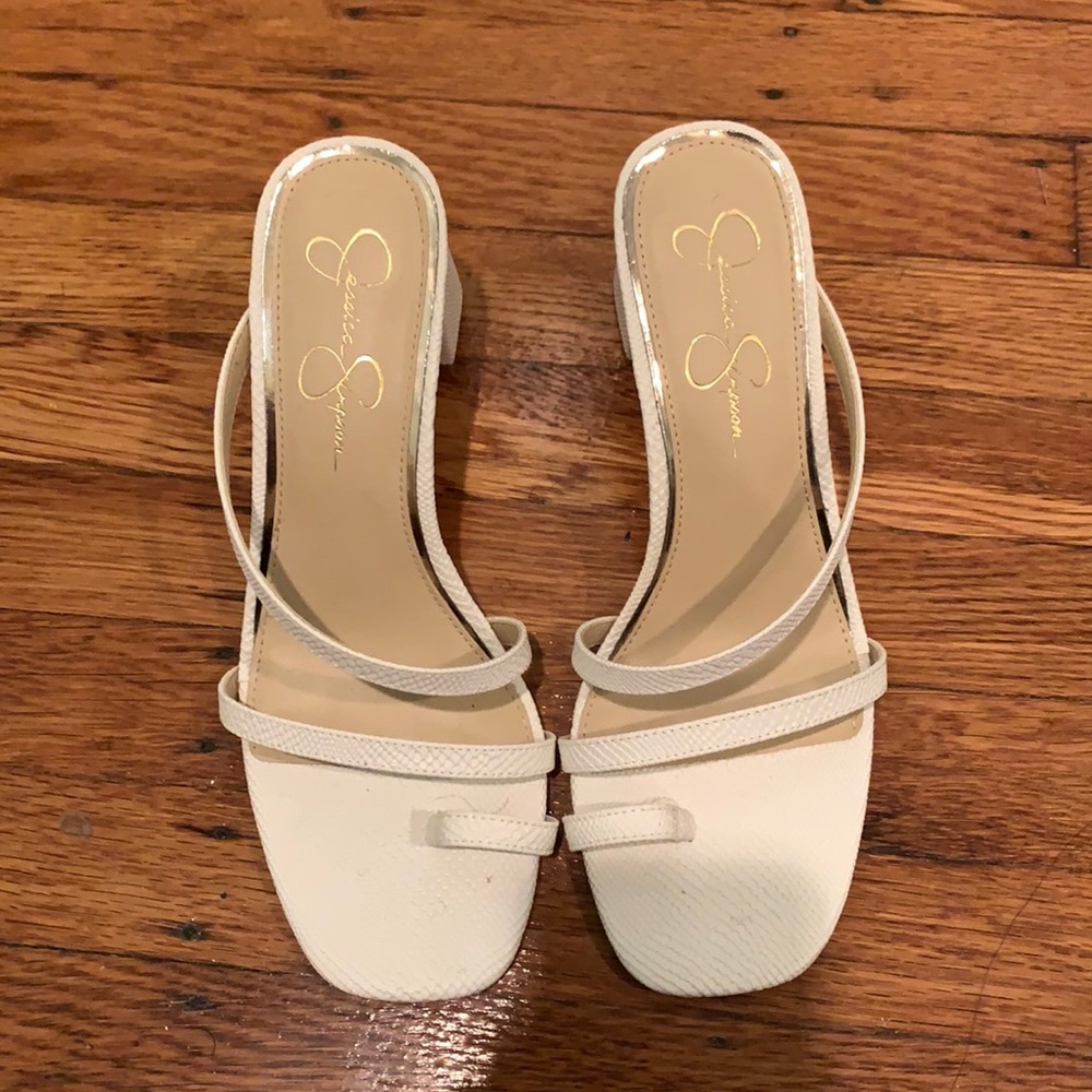 Brand New White Jessica Simpson Heels
